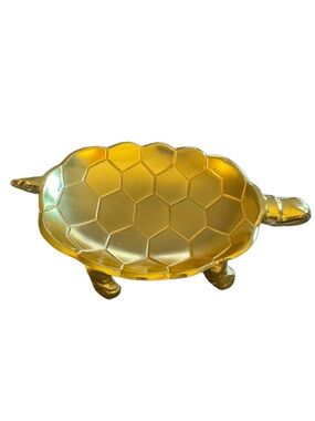 Gold Turtle Trinket Dish